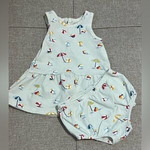 BUNDLE - 0-3 Months Baby Girl 2 Summer Dresses